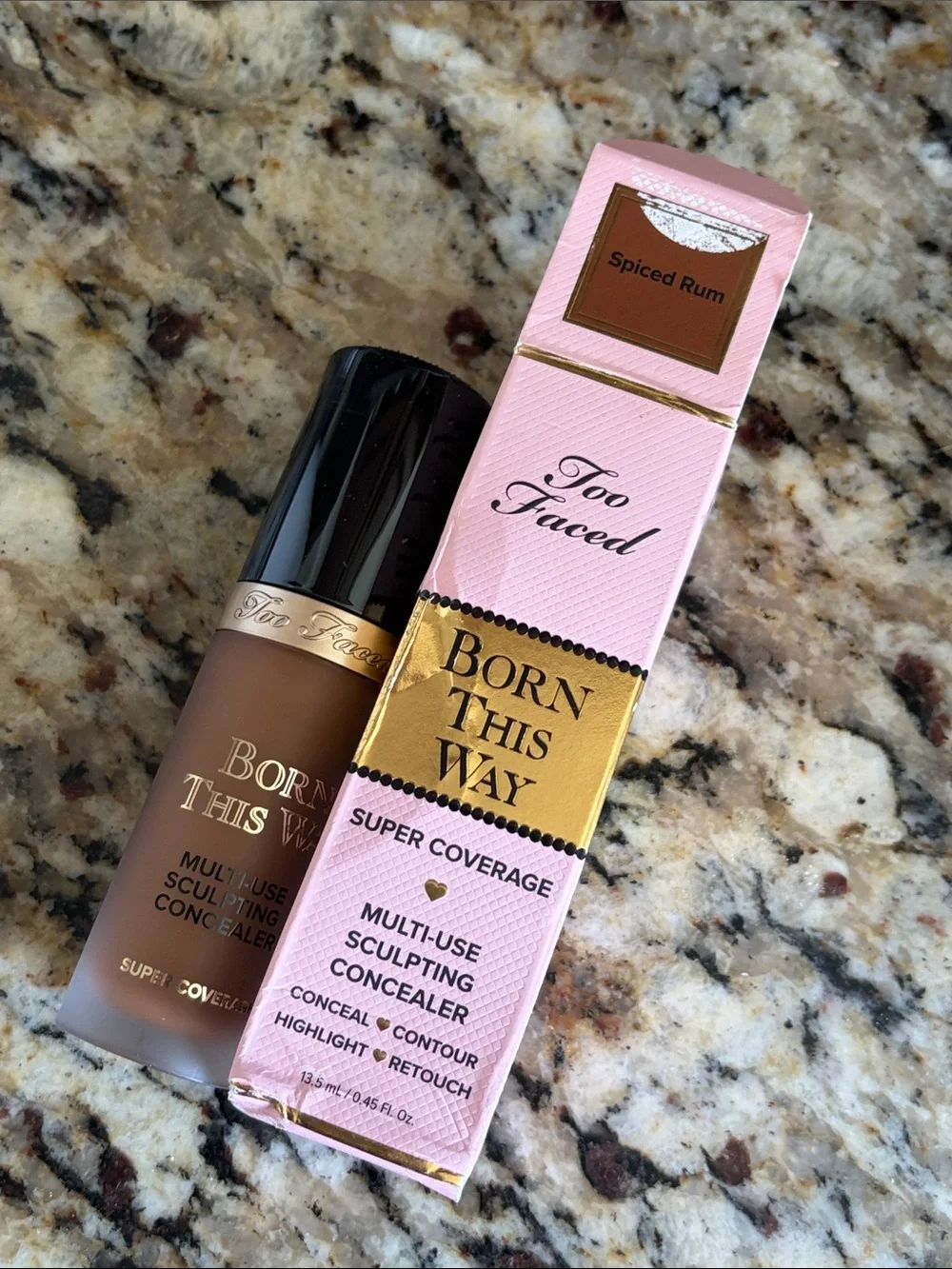 💜💕Too Faced Born This Way Multi-Use Sculpting Concealer Spiced Rum